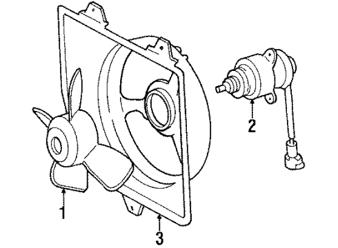 1988 Toyota Tercel Cooling Fan Diagram 2 - Thumbnail
