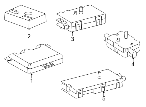2025 Toyota GR Supra Antenna & Radio Diagram