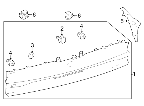 2024 Toyota Prius Prime Tail Lamps Diagram