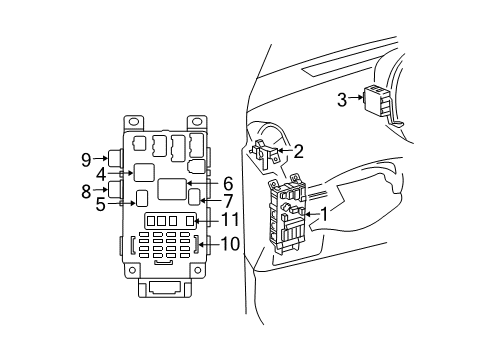 2006 Scion xB Flashers Diagram