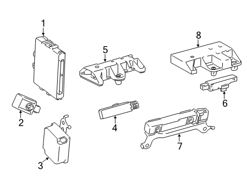 2017 Toyota Sienna Electrical Components Diagram