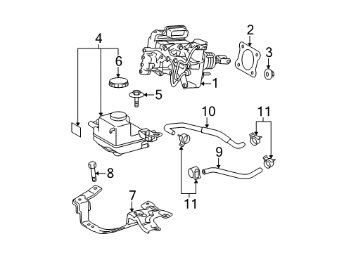 2010 Toyota Prius Hydraulic System Diagram