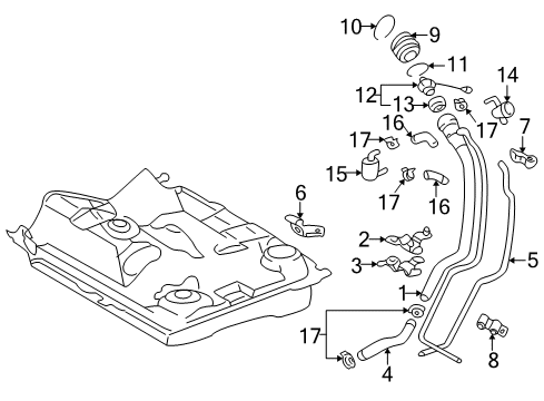 2002 Toyota Prius Fuel Supply Diagram