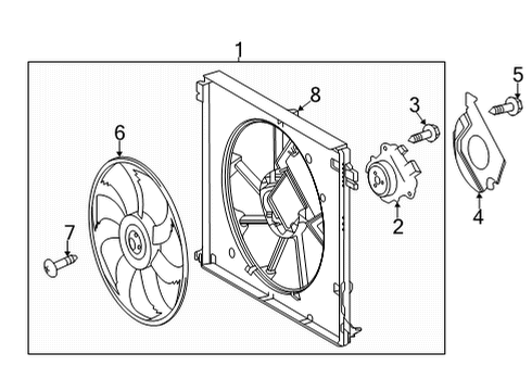 2021 Toyota Highlander Cooling Fan Diagram 2 - Thumbnail