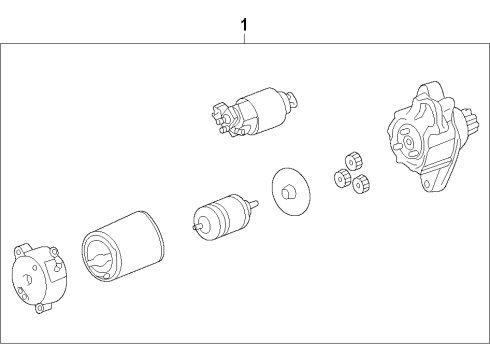 2018 Toyota Avalon Starter Diagram 2 - Thumbnail