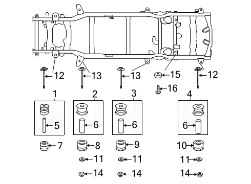 2010 Toyota 4Runner Frame & Components Diagram 2 - Thumbnail