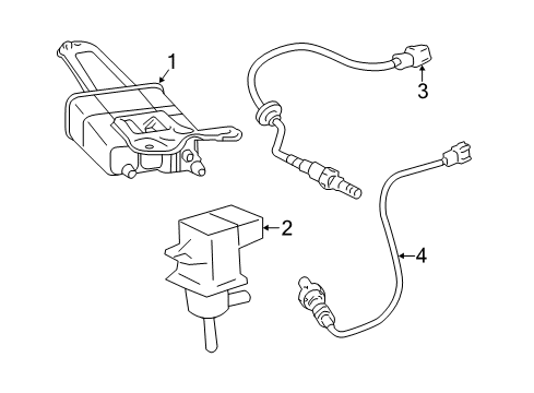 2014 Scion tC Emission Components Diagram