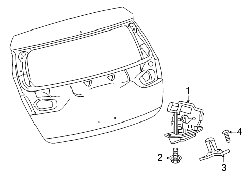2017 Toyota Corolla iM Lift Gate Diagram 2 - Thumbnail