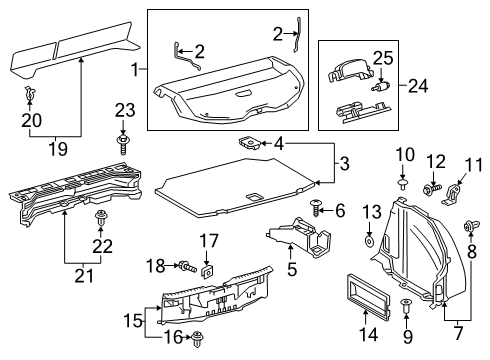 2025 Toyota Corolla Interior Trim - Rear Body Diagram 2 - Thumbnail
