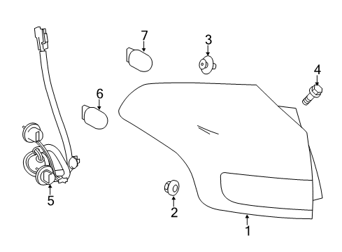 2017 Toyota RAV4 Bulbs Diagram 12 - Thumbnail