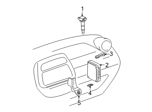 2001 Toyota RAV4 Powertrain Control Diagram