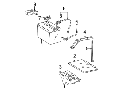 2001 Toyota Avalon Battery Diagram