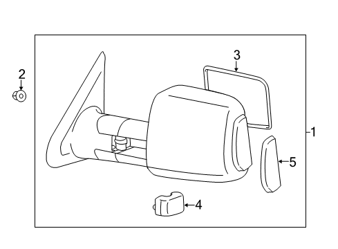 2015 Toyota Tundra Mirrors Diagram 3 - Thumbnail