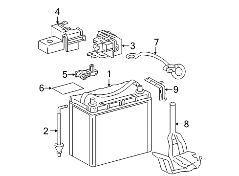 2009 Toyota Prius Battery Diagram