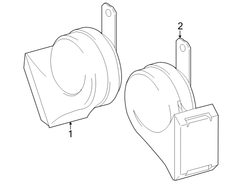 2025 Toyota Sequoia Horn Diagram