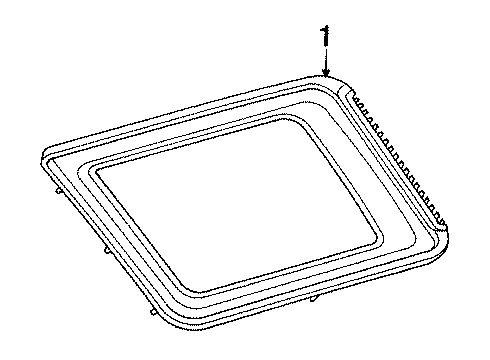 1990 Toyota 4Runner Glass & Hardware - Quarter Panel Diagram 2 - Thumbnail
