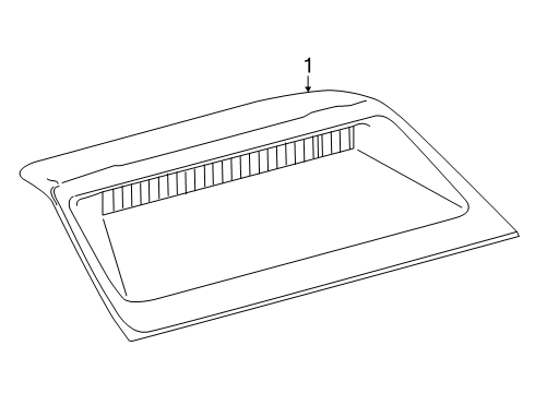 2025 Toyota Camry High Mount Lamps Diagram
