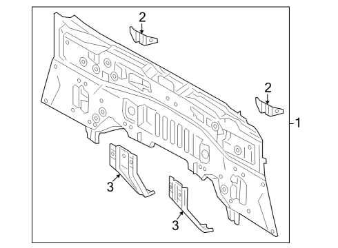 2025 Toyota GR Corolla Rear Body Diagram