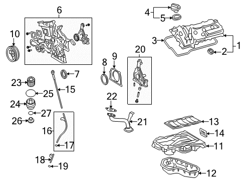 2009 Toyota Highlander Engine Parts Diagram 3 - Thumbnail