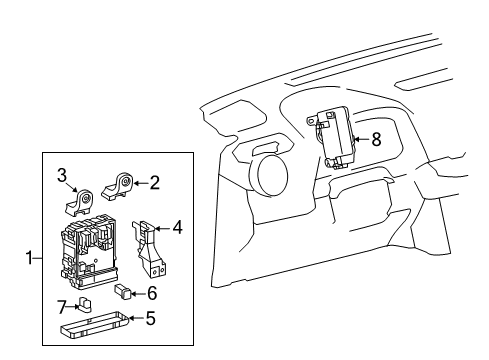 2015 Toyota RAV4 Fuse & Relay Diagram