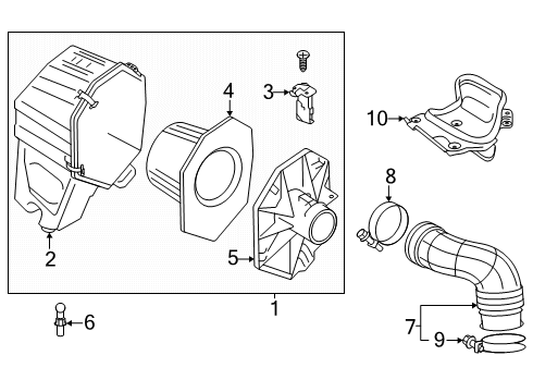 2025 Toyota 4Runner Air Intake Diagram 3 - Thumbnail