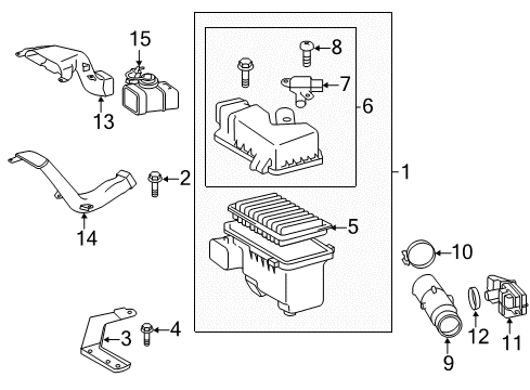 2010 Toyota Highlander Filters Diagram 3 - Thumbnail