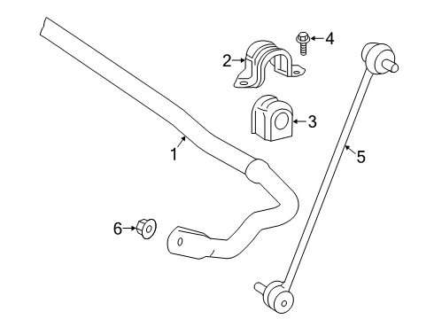 2025 Toyota Corolla Stabilizer Bar & Components Diagram 4 - Thumbnail