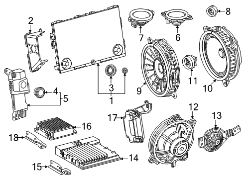 2024 Toyota Land Cruiser Sound System Diagram