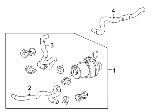 2007 Toyota Highlander Pump Assembly, Water(For Heater) Diagram for 87200-48020