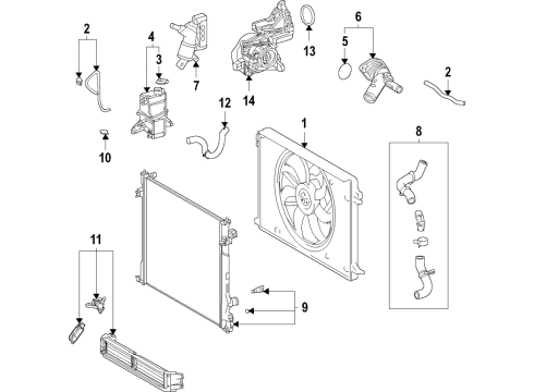 2025 Toyota Sienna Cooling Fan Diagram