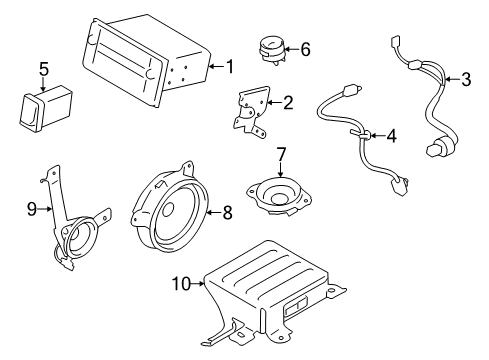 2020 Toyota 86 Sound System Diagram