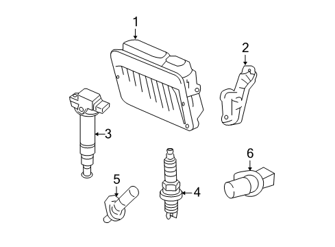 2014 Toyota Yaris Powertrain Control Diagram