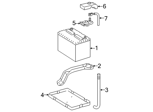 2008 Toyota Camry Battery Diagram 3 - Thumbnail