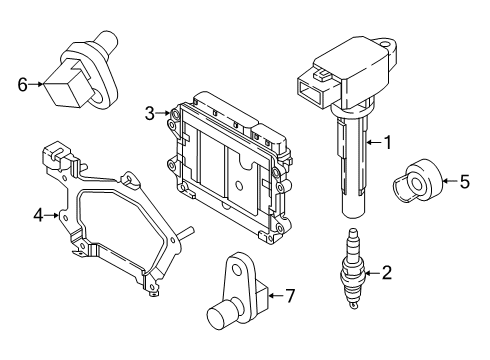 2019 Toyota Yaris Powertrain Control Diagram