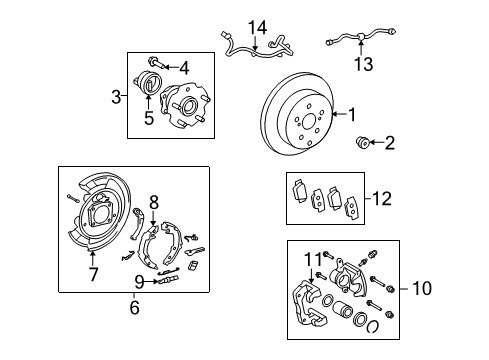 2009 Toyota Matrix Parking Brake Diagram