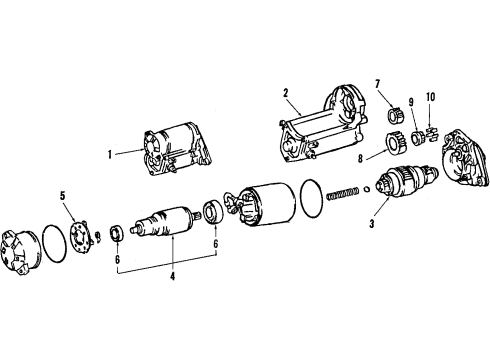 1988 Toyota Tercel Starter Diagram 2 - Thumbnail