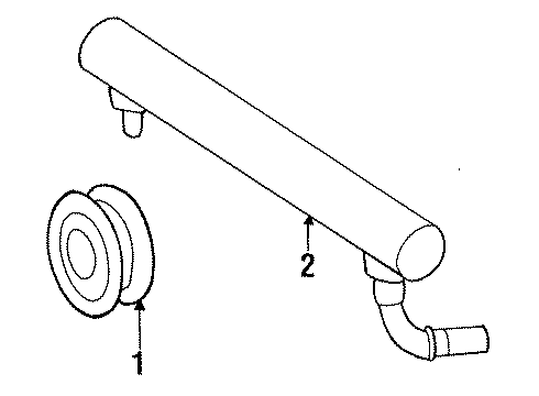 1994 Toyota Celica Belts & Pulleys Diagram