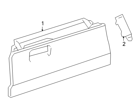 2013 Scion xD Glove Box Diagram