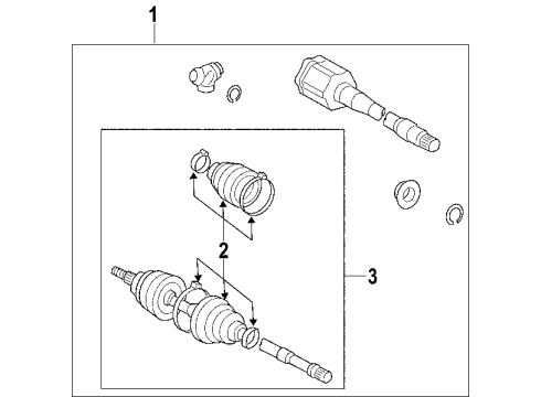 2009 Toyota Sienna Front Axle Diagram