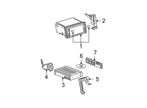 2005 Toyota Camry Navigation System Diagram