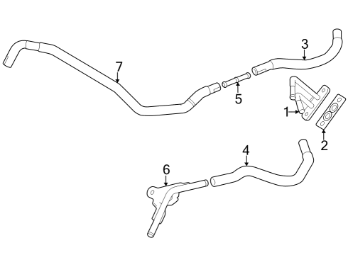 2025 Toyota Crown Turbocharger Diagram