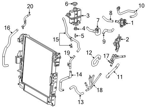2024 Toyota Land Cruiser Cooling System Diagram