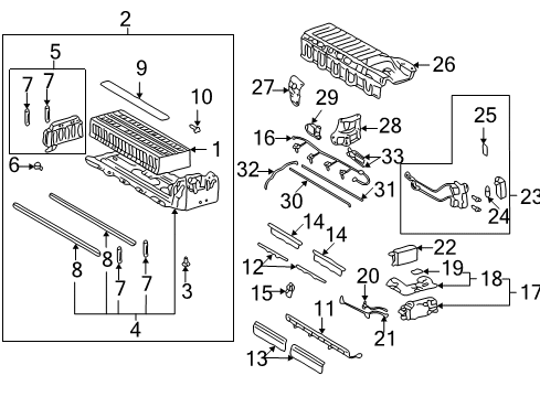 2001 Toyota Prius Battery Assembly, Hev Su Diagram for G9510-47021