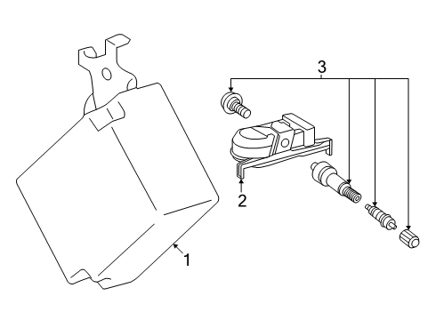 2025 Toyota Corolla Tire Pressure Monitoring Diagram