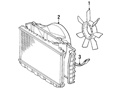 1989 Toyota Cressida Cooling Fan Diagram 2 - Thumbnail
