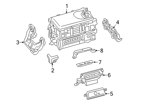 2022 Toyota Corolla Motor Diagram for G1148-47070