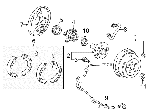 2000 Toyota RAV4 Anti-Lock Brakes Diagram