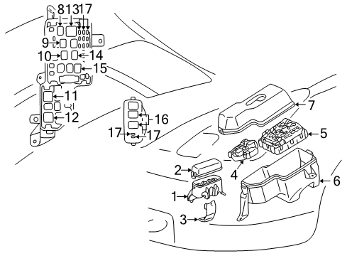 2000 Toyota Celica Daytime Running Lamps Diagram