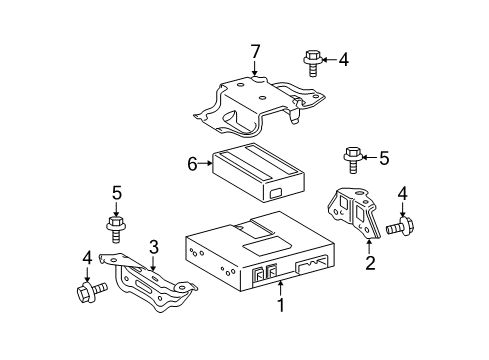 2014 Toyota Prius Plug-In Electrical Components Diagram 3 - Thumbnail