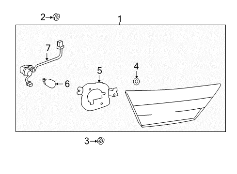 2013 Toyota Avalon Backup Lamps Diagram